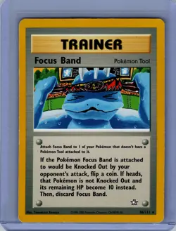 Pokemon Neo Genesis #086/111 Focus Band Lightly played - Image 1
