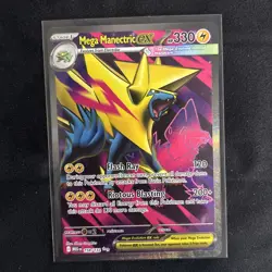Pokemon TCG Mega Manectric EX Full Art Mega Evolutions 158/132 Near Mint - Image 3