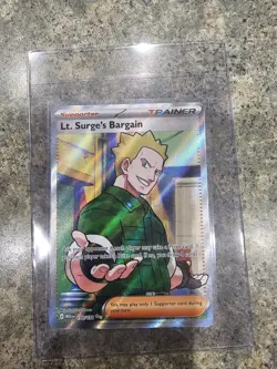 Lt. Surge's Bargain 170/132 Ultra Rare - Pokemon TCG - Mega Evolution - NM+ - Image 1