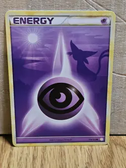 Pokemon HeartGold SoulSilver HGSS 119/123 Non-Holo Psychic Energy - Image 1