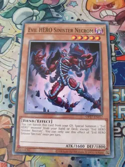 Yu-Gi-Oh! Evil HERO Sinister Necrom OP27-EN017 Common - Image 1