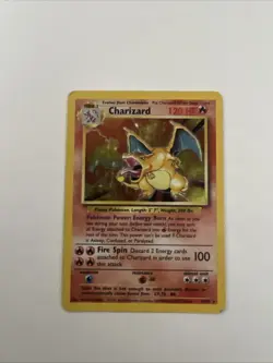 Pokemon TCG Charizard 1999-2000 Base Set Holo Rare Card 4/102 - Image 1