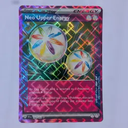 Neo Upper Energy 162/162 Ace Spec Rare Temporal Forces Pokemon TCG Card - Image 1