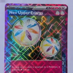 Neo Upper Energy 162/162 Ace Spec Rare Temporal Forces Pokemon TCG Card - Image 2