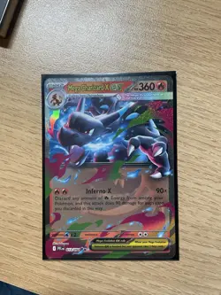 Mega Charizard X Ex 013/094 Phantasmal flames Near Mint/Pack fresh Pokemon Card - Image 1