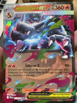Mega Charizard X Ex 013/094 Phantasmal flames Near Mint/Pack fresh Pokemon Card - Image 2