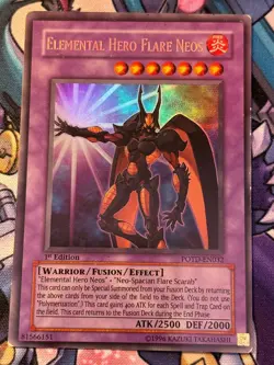 Elemental Hero Flare Neos POTD-EN032 ULTRA RARE 1ST EDITION YuGiOh Card - Image 1