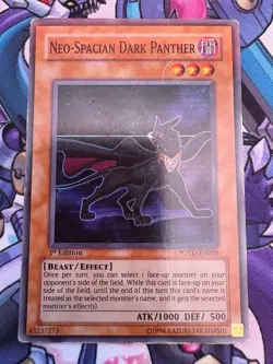 Neo-Spacian Dark Panther POTD-EN005 ULTRA RARE 1ST EDITION YuGiOh Card - Image 1