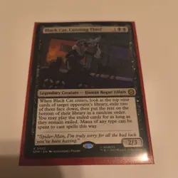 1 x Black Cat, Cunning Thief - Marvel's Spider-Man - NM-Mint - MTG - Image 1