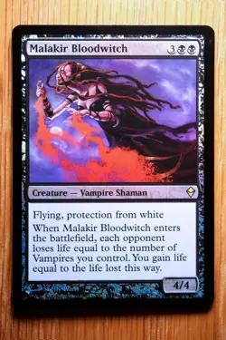 Malakir Bloodwitch FOIL / Zendikar *NM Unplayed* Magic the Gathering MTG - Image 1
