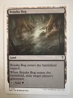 Bojuka Bog (White Border) Mystery Booster 2 Regular MTG MB2 - Image 1
