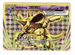 Nidoking BREAK 46/108 Rare BREAK Holo XY - Evolutions Pokemon TCG - Image 1