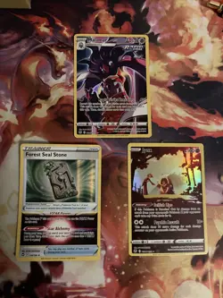 Pokemon Silver Tempest Trainer Gallery (Lot of 3) "Jynx,Malamar, and a trainer - Image 1