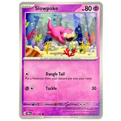 Slowpoke 057/142 Sv07: Stellar Crown Regular Pokemon TCG (NM) - Image 1