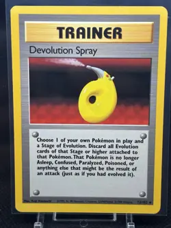 Devolution Spray 072/102 - Base Set - Unlimited - Rare - WOTC - Pokemon TCG - LP - Image 1