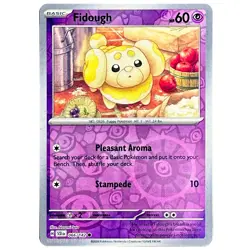 Fidough 066/142 Sv07: Stellar Crown Pokemon TCG (REVERSE HOLO, NM) - Image 1