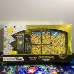 Pokemon Celebrations 25th Anniversary Pikachu V-union Premium Playmat Collection 820650809897 - Image 1