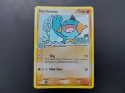 Pokemon - Marshtomp 38/100 Uncommon Reverse Holo Ex Crystal Guardians - Image 1