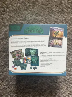 Pokemon TCG Scarlet & Violet - Twilight Masquerade ETB FACTORY NEW/SEALED - Image 2