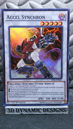 | Yugioh Accel Synchron SDSE-EN042 1st Edition Super Rare VLP 🔥 | - Image 1