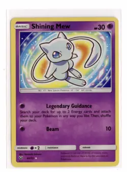 Shining Mew 40/73 Shiny Holo Rare Holo Shining Legends Pokemon TCG NM - Image 1
