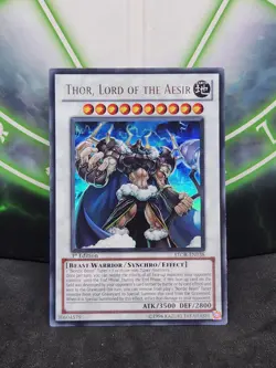Yugioh Thor, Lord of the Aesir STOR-EN038 Ultra Rare 1st Edition NM - Image 1