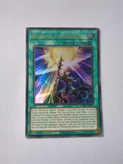 Yugioh Piercing the Darkness MP21-EN257 Ultra Rare 1st Edition - Image 1