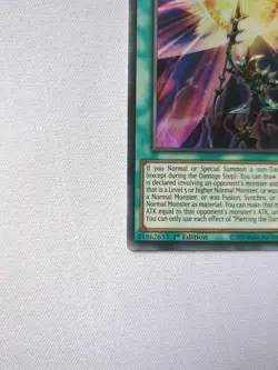 Yugioh Piercing the Darkness MP21-EN257 Ultra Rare 1st Edition - Image 4