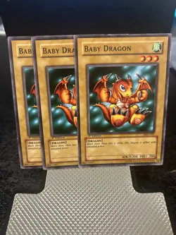 Yu-Gi-Oh! TCG Baby Dragon - Metal Raiders MRD-061 1ST Edition X 3 - Image 1