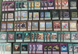 YuGiOh 70 Card Sleeved Purrely & Melffy Deck XYZ & Synchro w/30 Card Extra &Side - Image 1