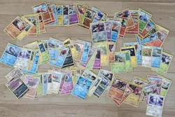 1100+ POKEMON CARDS 900+ CHARACTER 100+ TRAINER 100+ ENERGY HOLOS FOILS! L19 - Image 2