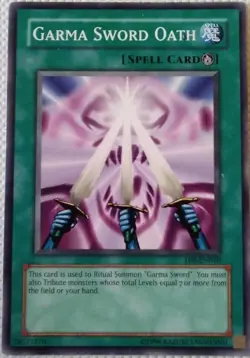 Garma Sword Oath Yugioh Tournament Pack card TP8 - EN010 - Image 1