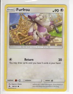 FURFROU FORBIDDEN LIGHT SET POKEMON CARD 99/131 LP - Image 1