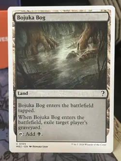 Bojuka Bog White Border Mystery Booster 2 MTG Magic Card - Image 1