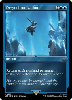 Desynchronization (Foil Etched) -Foil Light Play MTG - Image 1