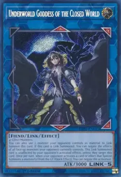 Yugioh! Underworld Goddess of the Closed World - RA02-EN045 - Secret Rare - 1st - Image 1