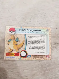 Dragonite #149 Non holo topps Pokemon Cards series 3 PACKET FRESH MINT Italian - Image 2