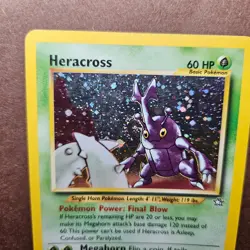Heracross 6/111 Pokemon Neo Genesis Holo Rare Card - MP - Image 2