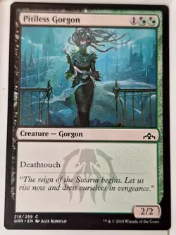 Pitiless Gorgon - Guilds of Ravnica - Magic the Gathering MTG Nice! - Image 1
