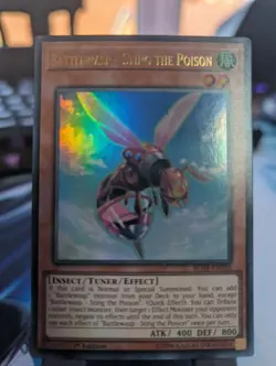 YuGiOh! Battlewasp - Sting the Poison BLHR-EN033 Ultra Rare 1st Ed - Image 1