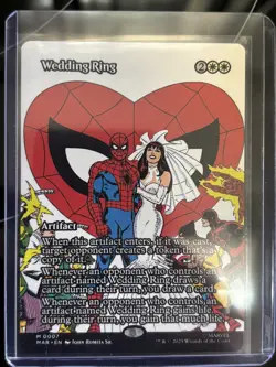 Wedding Ring - (Borderless) - Marvel's Spiderman (MAR) - MTG 0007 - Image 1