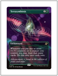 1x Terrasymbiosis, Borderless Art, Magic the Gathering MTG NM - Image 1