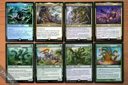 Lot 8 Green & Legendary Hydra Creatures NM Set Magic MTG Gargos Vicious Watcher - Image 1