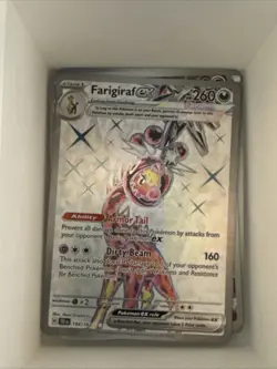 Pokemon 2024 Temporal Forces Farigiraf EX Tera #194/162 - Image 1
