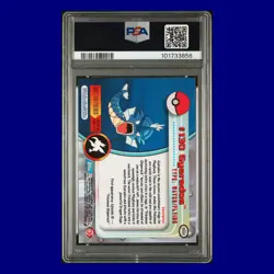 Gyarados 130 Rainbow Foil 2000 Topps Pokemon TV Animation Series 3 PSA 6 EX-MT - Image 2