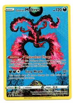 Pokemon TCG Galarian Moltres Sword & Shield Swsh284 Holo Promo - Image 1