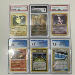 Pokemon TCG Graded Slab Lot PSA & CGC Mewtwo Pikachu Mimikyu Holo Base Promo - Image 1