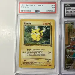 Pokemon TCG Graded Slab Lot PSA & CGC Mewtwo Pikachu Mimikyu Holo Base Promo - Image 5