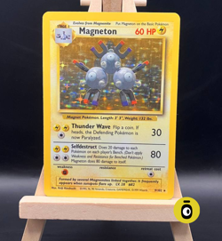 POKEMON - MAGNETON HOLO RARE 9/102 - Base Set - ENG - COND. EXCELLENT - Vintage - Image 1