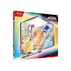 BRAND NEW Pokemon TCG Scarlet & Violet Prismatic Evolutions Poster Collection - Image 1